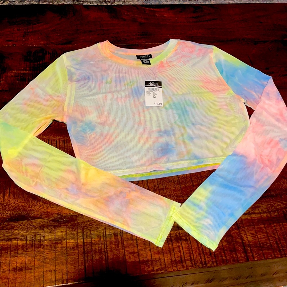 Rue21 NWT mesh crop top